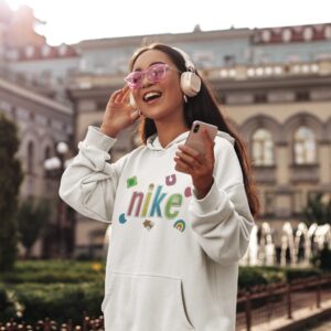 Nike Colourful Hearts Hoodie